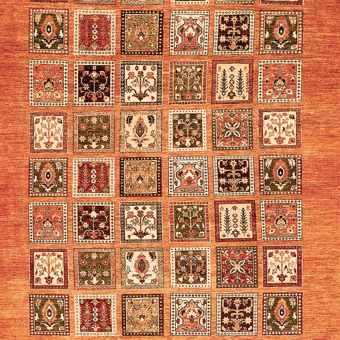 Abstract Orange Modern Rug, abs530org