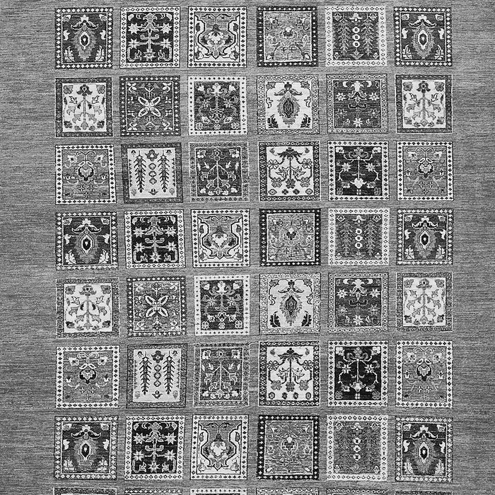 Machine Washable Abstract Gray Modern Rug, wshabs530gry