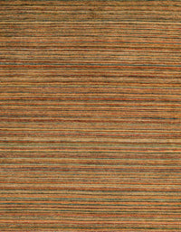 Machine Washable Abstract Cinnamon Brown Rug, wshabs5310