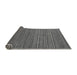 Sideview of Abstract Gray Modern Rug, abs5310gry