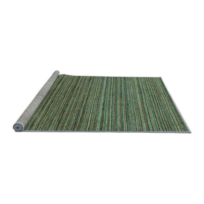 Sideview of Machine Washable Abstract Light Blue Modern Rug, wshabs5310lblu