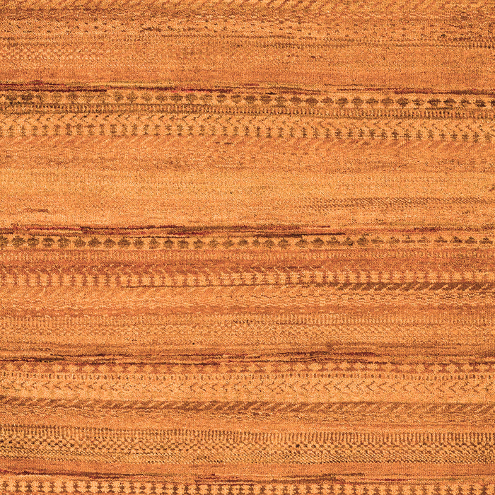 Machine Washable Abstract Orange Modern Area Rugs, wshabs5311org