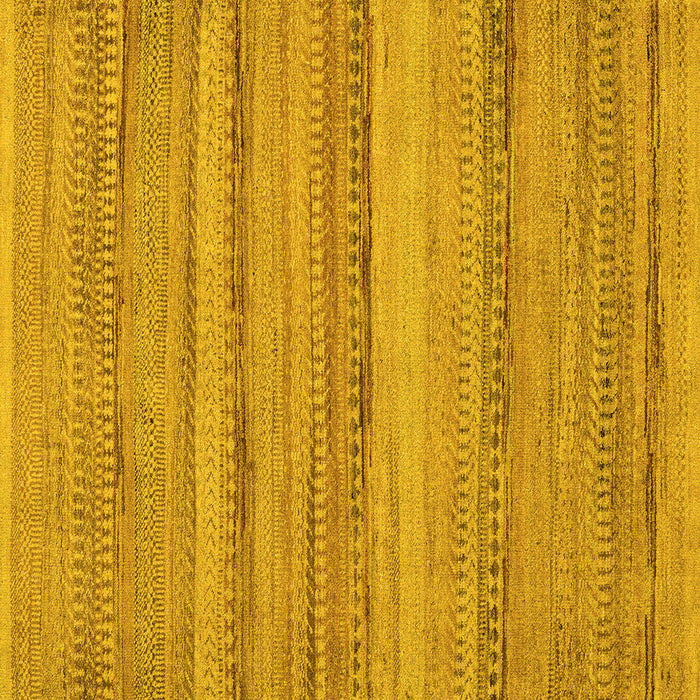 Square Machine Washable Abstract Yellow Modern Rug, wshabs5311yw