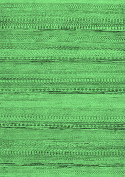 Abstract Emerald Green Modern Rug, abs5311emgrn