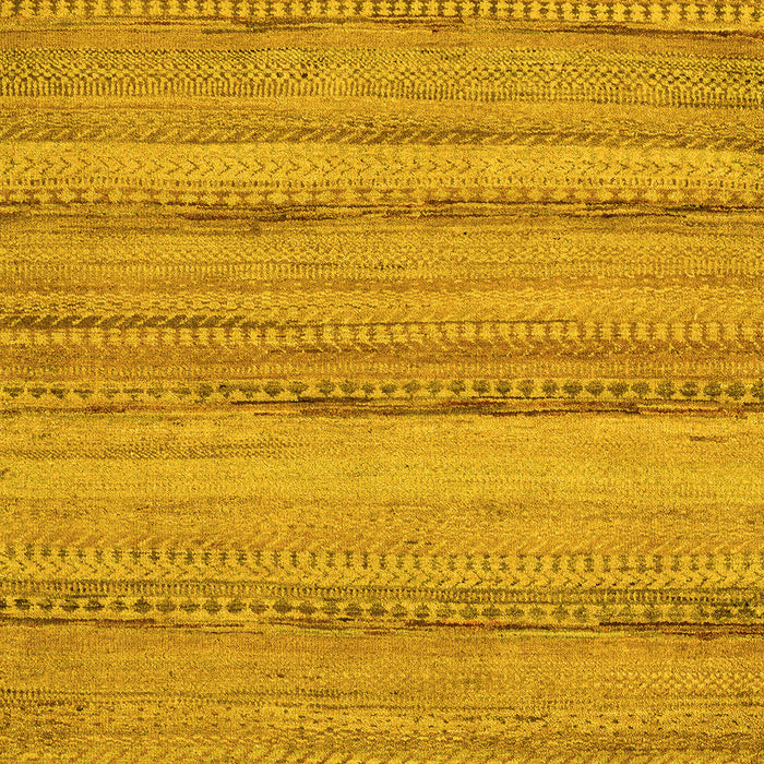 Machine Washable Abstract Yellow Modern Rug, wshabs5311yw