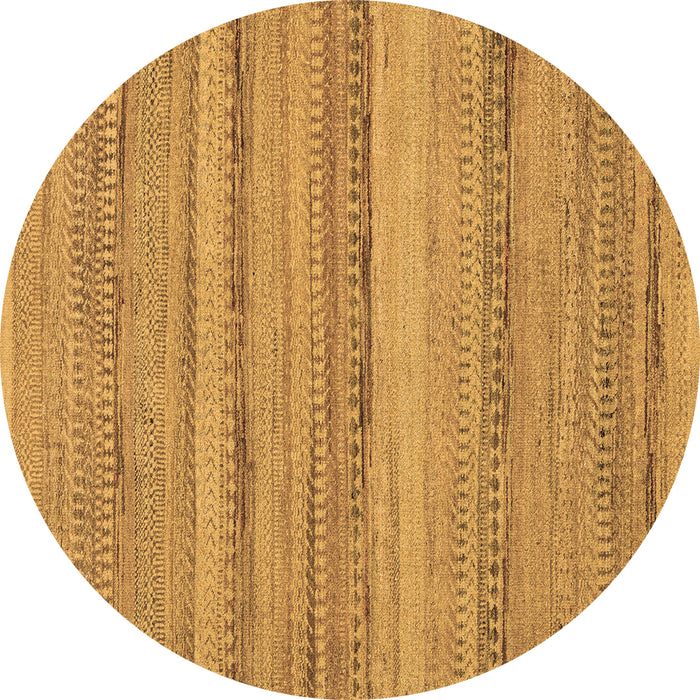 Round Abstract Brown Modern Rug, abs5311brn