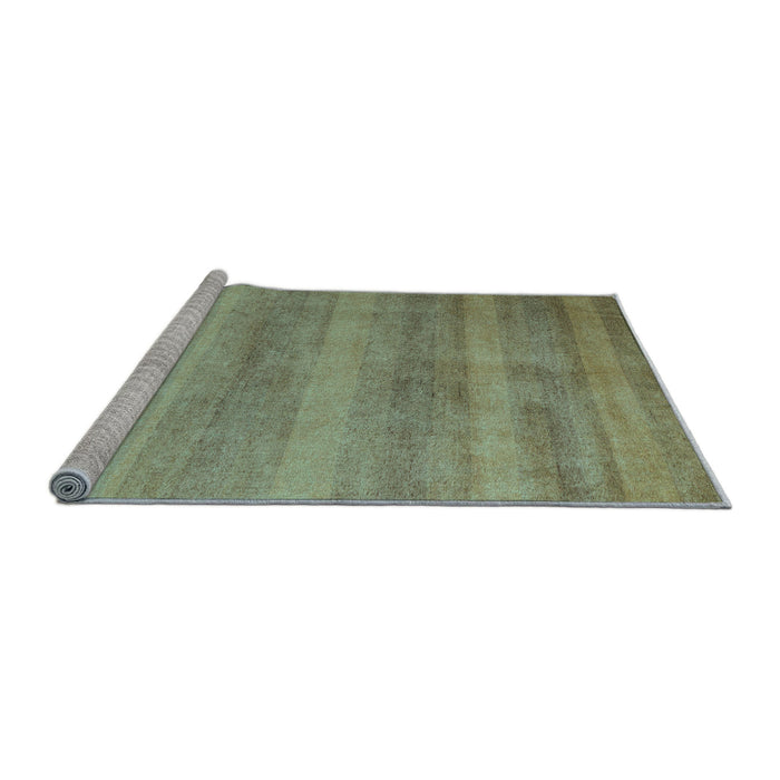 Sideview of Machine Washable Abstract Light Blue Modern Rug, wshabs5312lblu