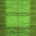 Square Abstract Green Modern Rug, abs5313grn