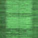 Square Abstract Emerald Green Modern Rug, abs5313emgrn