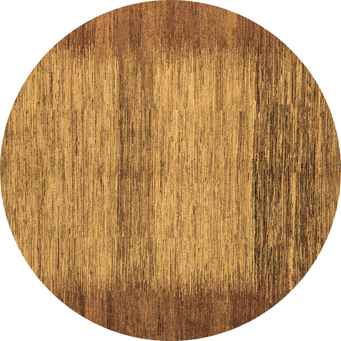Round Abstract Brown Modern Rug, abs5313brn