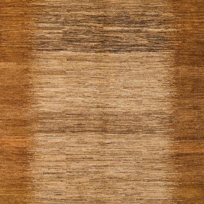 Square Machine Washable Abstract Orange Rug, wshabs5313