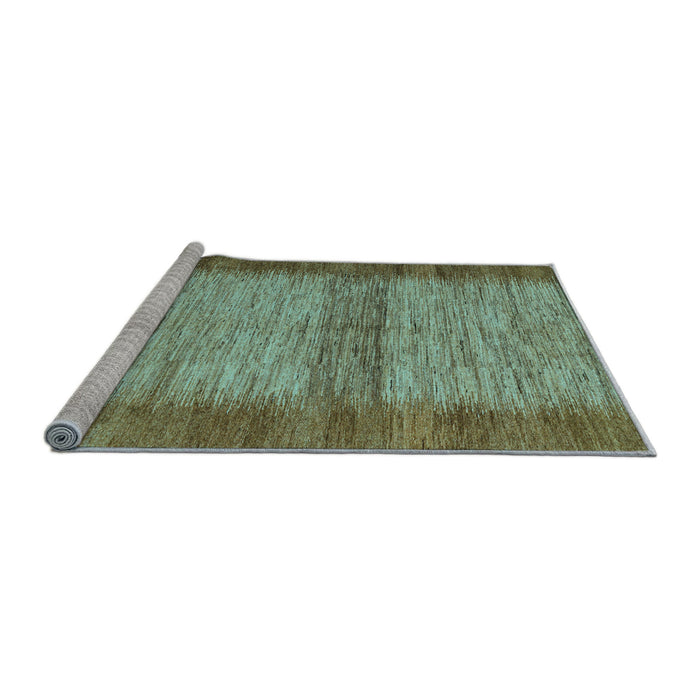 Sideview of Machine Washable Abstract Light Blue Modern Rug, wshabs5313lblu