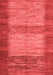 Abstract Red Modern Area Rugs