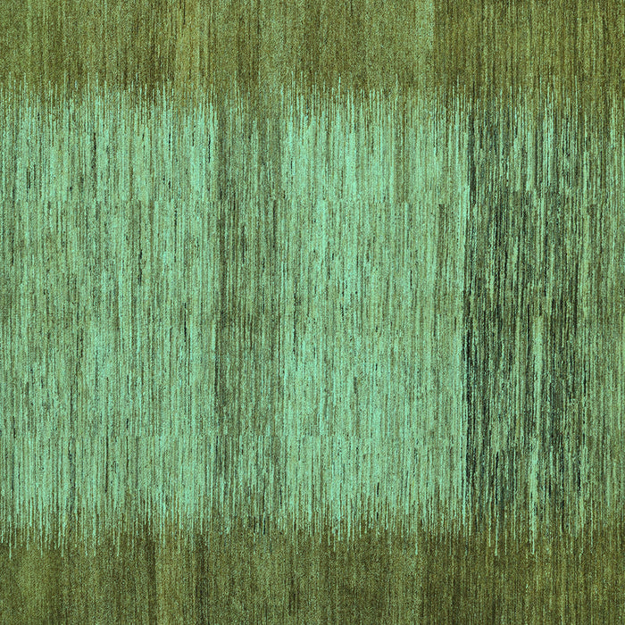 Square Machine Washable Abstract Turquoise Modern Area Rugs, wshabs5313turq