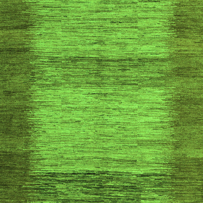Machine Washable Abstract Green Modern Area Rugs, wshabs5313grn