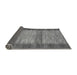 Sideview of Abstract Gray Modern Rug, abs5313gry