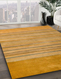 Abstract Orange Modern Rug, abs5314