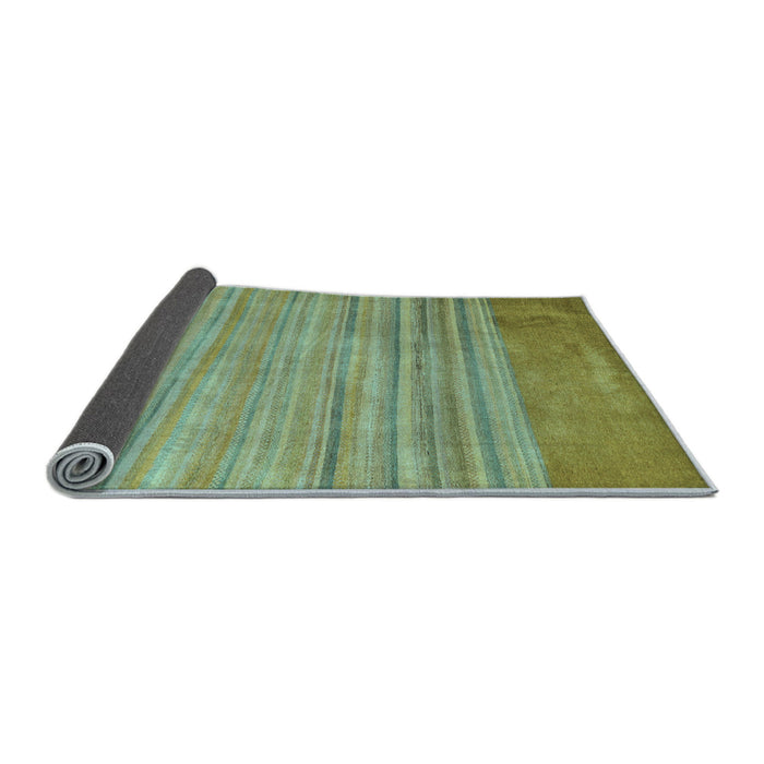 Sideview of Abstract Light Blue Modern Rug, abs5314lblu