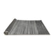 Sideview of Abstract Gray Modern Rug, abs5314gry