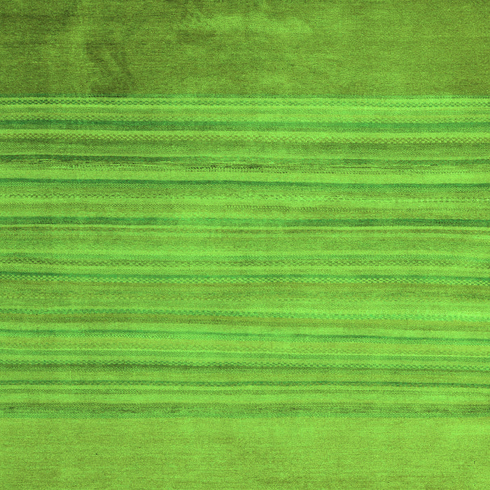 Square Abstract Green Modern Rug, abs5314grn