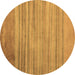 Round Abstract Brown Modern Rug, abs5314brn