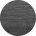 Round Machine Washable Abstract Gray Modern Rug, wshabs5315gry