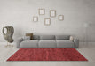 Modern Red Washable Rugs