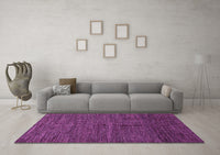 Machine Washable Abstract Purple Modern Rug, wshabs5315pur