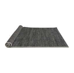 Sideview of Abstract Gray Modern Rug, abs5315gry
