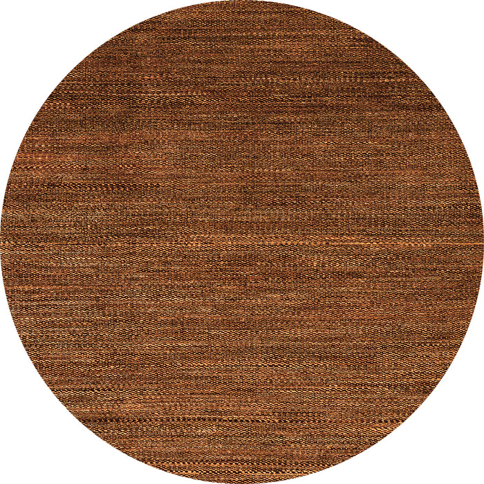 Round Abstract Orange Modern Rug, abs5315org