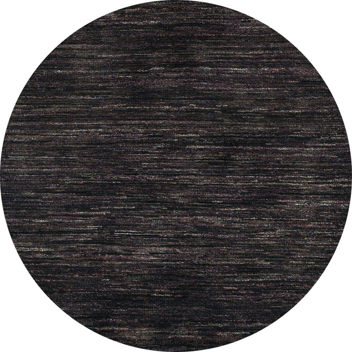 Round Abstract Light Blue Modern Rug, abs5316lblu