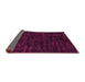 Sideview of Abstract Pink Modern Rug, abs5316pnk