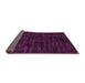 Sideview of Abstract Purple Modern Rug, abs5316pur