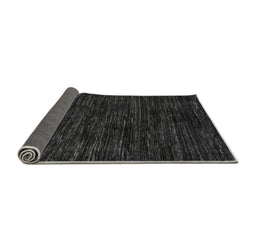Sideview of Abstract Gray Modern Rug, abs5316gry