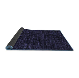 Sideview of Abstract Blue Modern Rug, abs5316blu