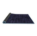 Sideview of Abstract Blue Modern Rug, abs5316blu