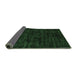 Sideview of Abstract Emerald Green Modern Rug, abs5316emgrn