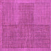 Square Abstract Purple Modern Rug, abs5317pur