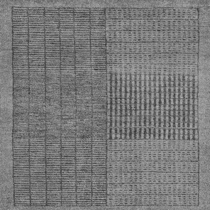 Square Abstract Gray Modern Rug, abs5317gry