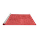 Modern Red Washable Rugs