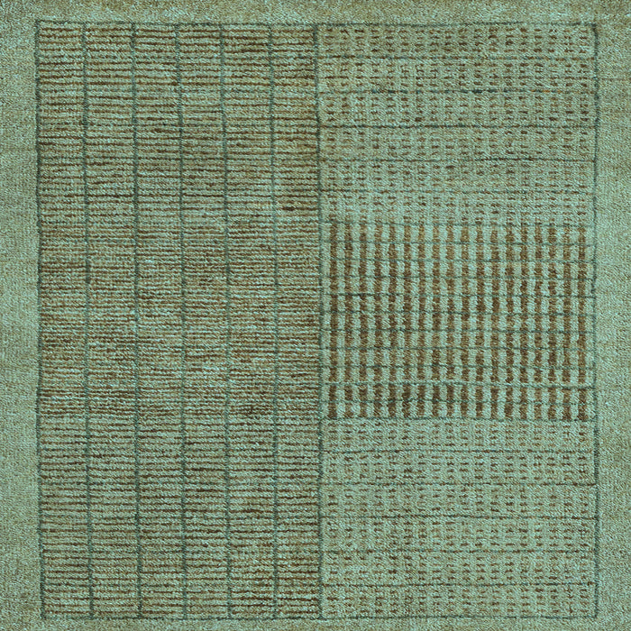 Square Machine Washable Abstract Light Blue Modern Rug, wshabs5317lblu