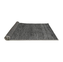 Sideview of Abstract Gray Modern Rug, abs5318gry