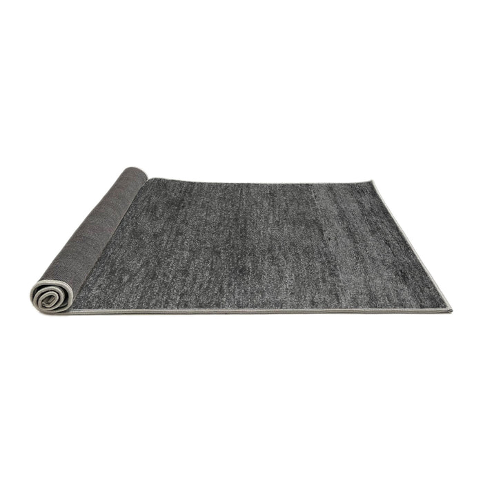 Sideview of Abstract Gray Modern Rug, abs5318gry