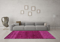 Machine Washable Abstract Purple Modern Rug, wshabs5318pur