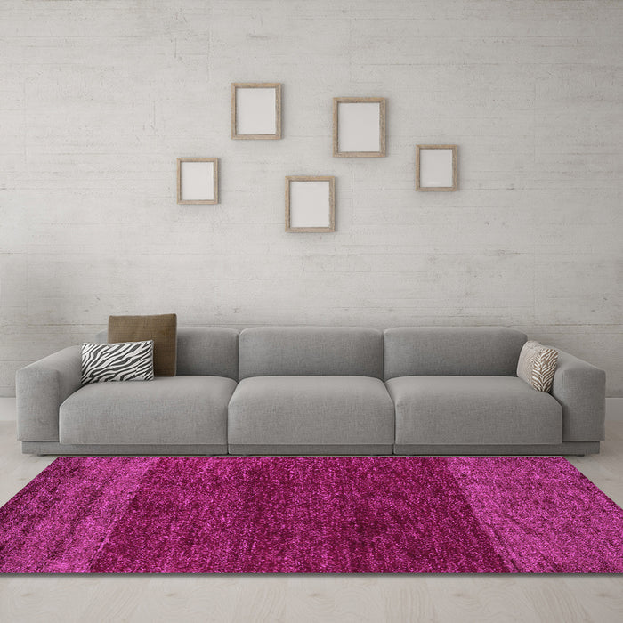 Machine Washable Abstract Purple Modern Area Rugs in a Living Room, wshabs5318pur