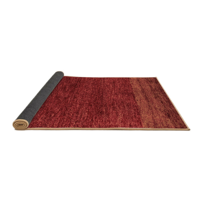 Sideview of Abstract Brown Modern Rug, abs5318brn