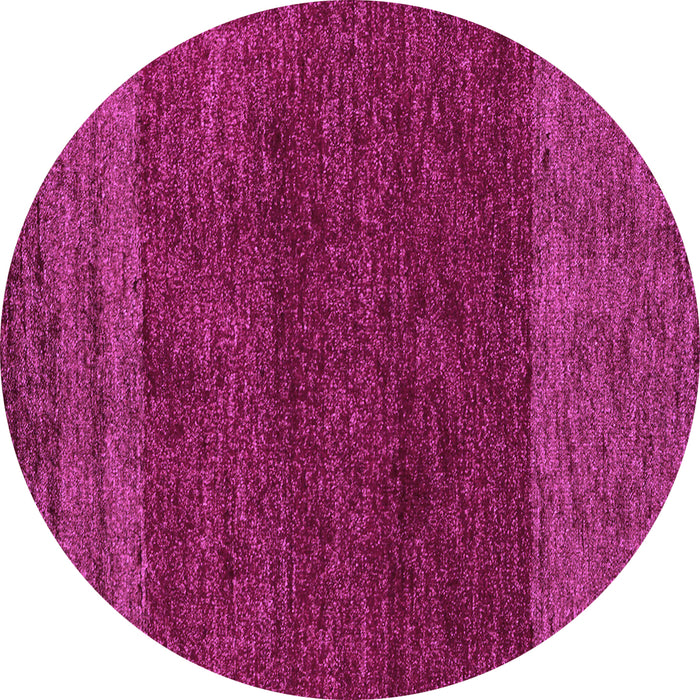 Round Machine Washable Abstract Purple Modern Area Rugs, wshabs5318pur