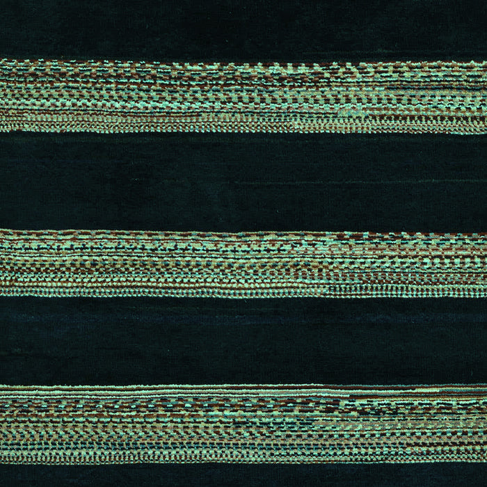 Machine Washable Abstract Turquoise Modern Area Rugs, wshabs5319turq