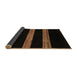 Sideview of Abstract Brown Modern Rug, abs5319brn