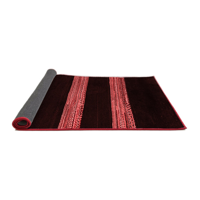 Abstract Red Modern Area Rugs